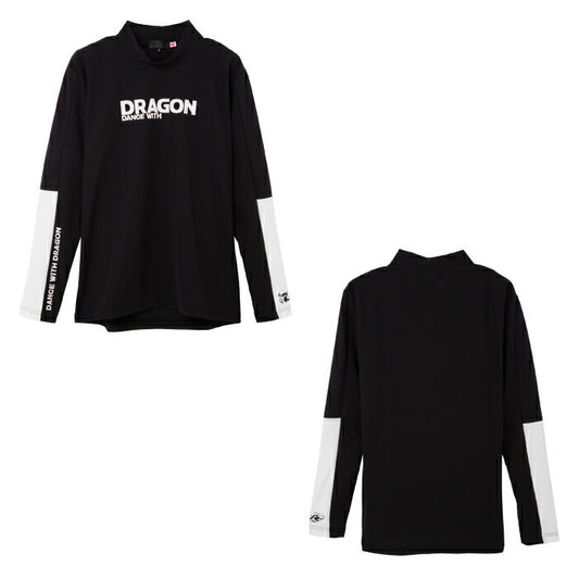 Dance With Dragon ダンスウィズドラゴン メンズ VERTICALマイクロ鹿の子モック D1-149123