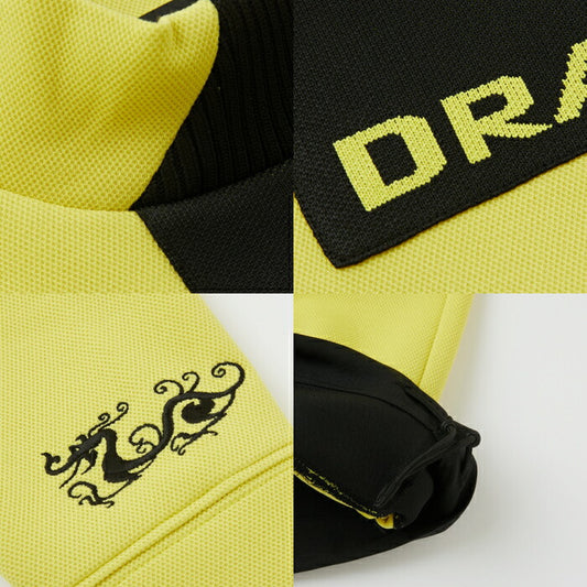 Dance With Dragon ダンスウィズドラゴン メンズ モノフィラハニカムクッションニット衿トレーナー D1-240121