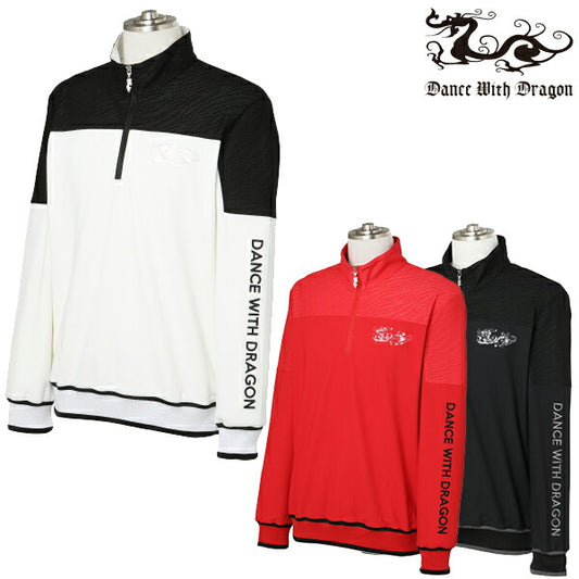 Dance With Dragon ダンスウィズドラゴン メンズ フルダルパールトリコットトレーナー ジップジャージ ストレッチ UVカット D1-283121