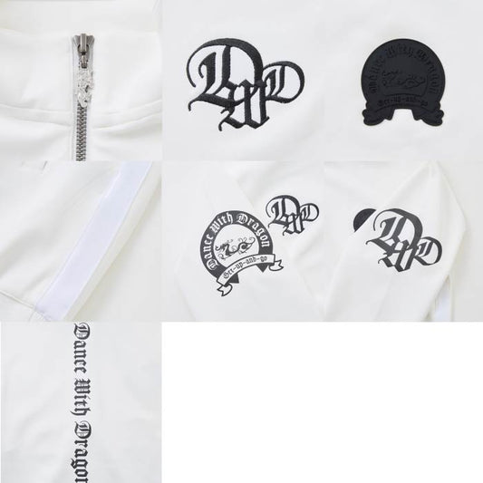 Dance With Dragon ダンスウィズドラゴン ゴルフウェア メンズ POWDER SCUBAダンボールジャージ 接触冷感 ストレッチ性 セットアップ対応 D1-289110