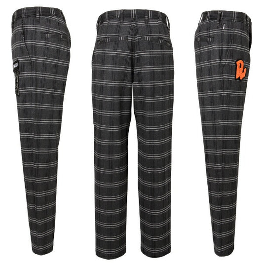 Dance With Dragon ダンスウィズドラゴン メンズ へリンボンチェックボトム 起毛 D1-401112