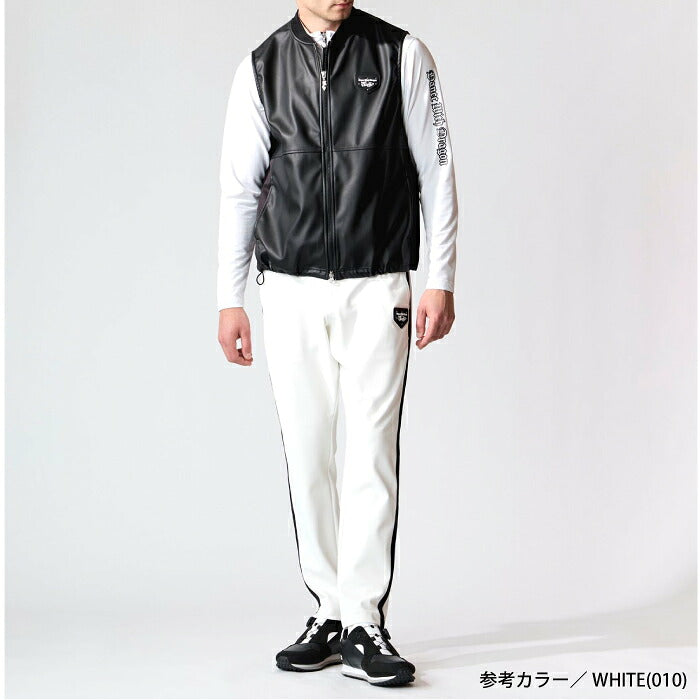 Dance With Dragon ダンスウィズドラゴン ゴルフウェア メンズ Lecture ECO Kanokoボトム カノコロングパンツ 透け防止 UVカット 吸水速乾 高ストレッチ セットアップ対応 d1-410111
