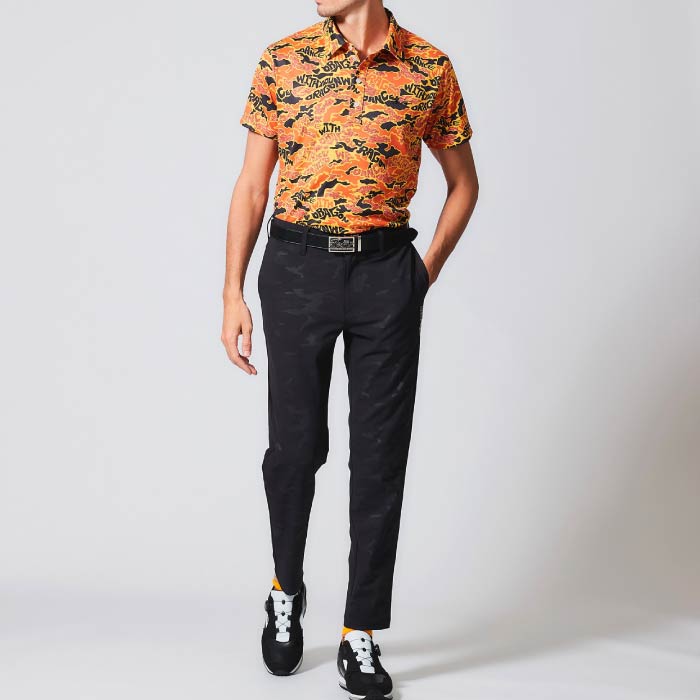 Dance With Dragon ダンスウィズドラゴン メンズ BODYSHELL迷彩エンボス パンツ【強撥水加工】 D1-454121