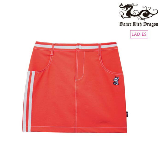 Dance With Dragon ダンスウィズドラゴン ゴルフウェア レディース エアファインドライストレッチスカート 吸水速乾 透け防止 ストレッチ D2-475316