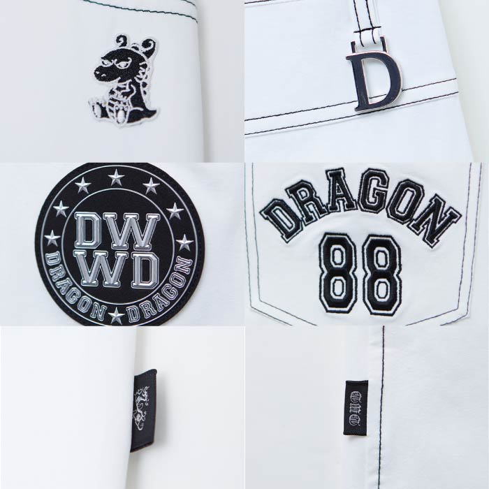 Dance With Dragon ダンスウィズドラゴン ゴルフウェア レディース エアファインドライストレッチスカート 吸水速乾 透け防止 ストレッチ D2-475316
