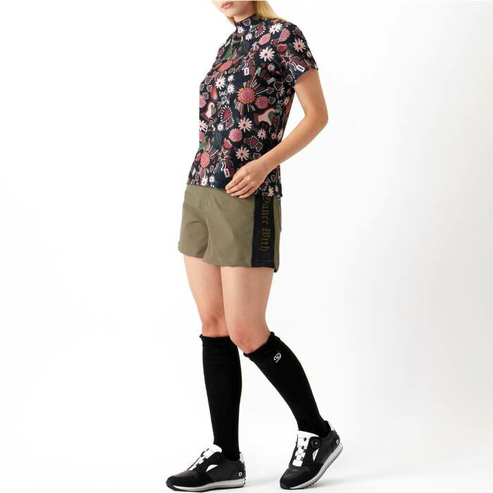 Dance With Dragon ダンスウィズドラゴン ゴルフウェア レディース SPORTEXマルチギアショートパンツ 高機能素材 ストレッチ 接触冷感 UV 撥水 透湿 シワ軽減 透け防止 D2-489310