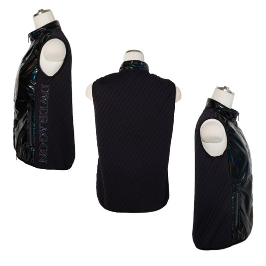 Dance With Dragon ダンスウィズドラゴン レディース ホログラム&キルトジャガードベスト D2-520710