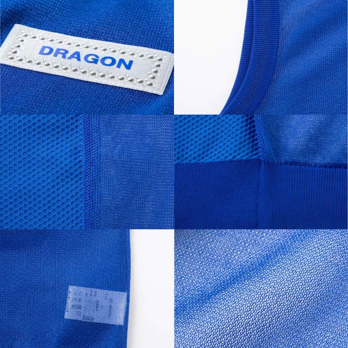 Dance With Dragon ダンスウィズドラゴン ゴルフニットベスト ゴルフウェア レディース フロントシアーニットベスト DRY&UV D2-654721