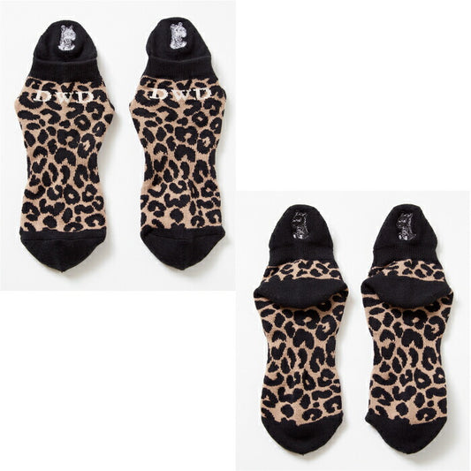 Dance With Dragon ダンスウィズドラゴン ゴルフウェア レディース レオパードチビドラソックス d3-274215