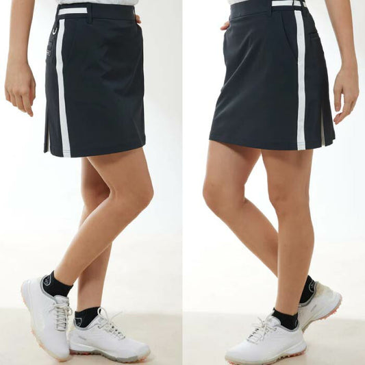 JUN&ROPE’ ジュンアンドロペ レディース ゴルフウェア プリーツスカート UV 吸汗速乾 バックプリーツAラインスカート ERC14000