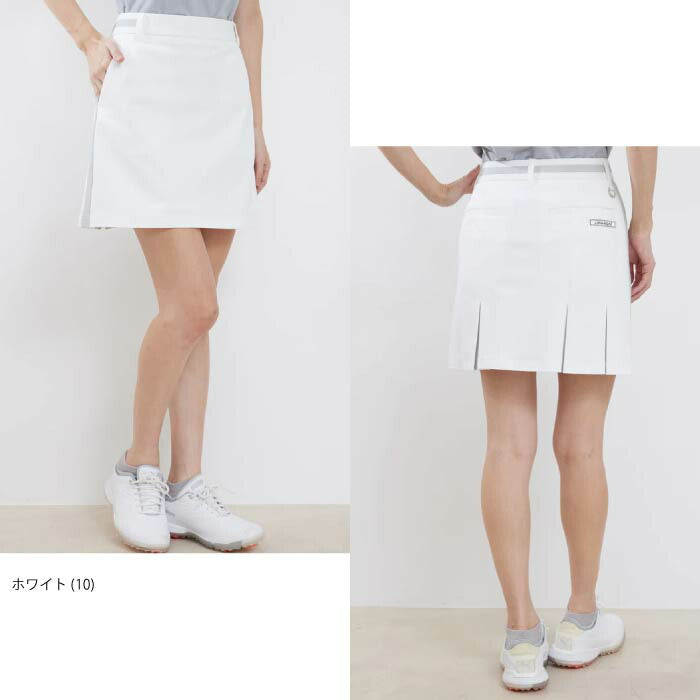 JUN&ROPE’ ジュンアンドロペ レディース ゴルフウェア プリーツスカート UV 吸汗速乾 バックプリーツAラインスカート ERC14000