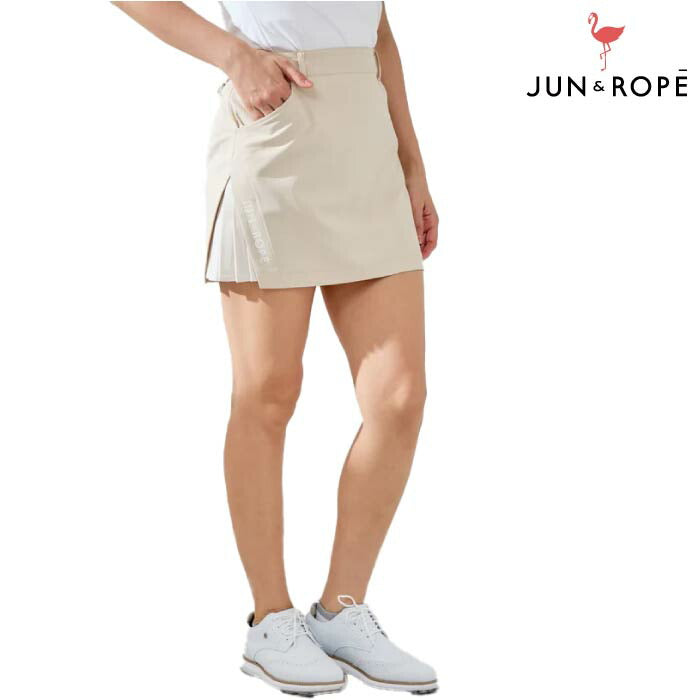 JUN ＆ ROPE ゴルフ スカート JUN&ROPE' ジュンアンドロペ レディース ゴルフウェア ロゴ