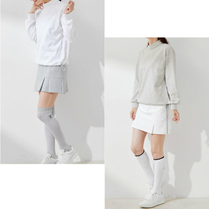 JUN&ROPE’ ジュンアンドロペ レディース ゴルフウェア 長袖シャツ【UV】【吸水速乾】ロープ柄Jドロスト長袖プルオーバー ERM54040