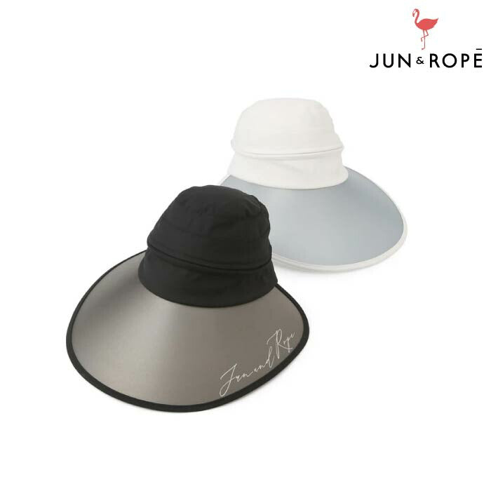 JUN&ROPE’ ジュンアンドロペ ゴルフウェア レディース 2WAY セルハット サンバイザー UV eru45020