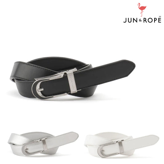 JUN&ROPE’ ジュンアンドロペ ゴルフウェア メンズ レディース エンボスロゴ スライドベルト erw34001