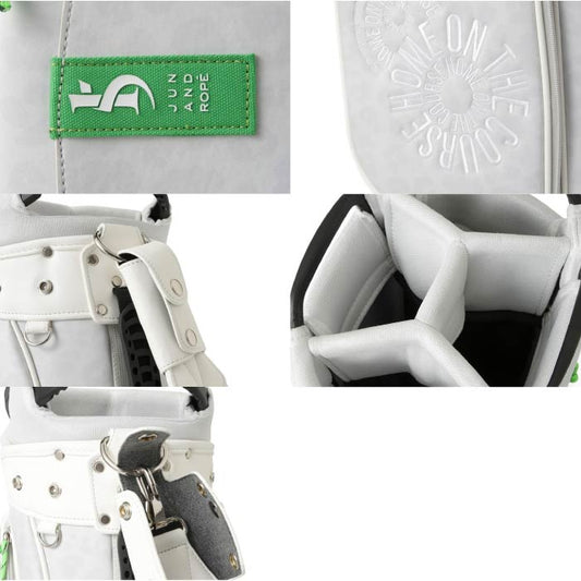 JUN&ROPE’ ジュンアンドロペ ゴルフ メンズ レディース アニマルプリントキャディバッグ erx15000