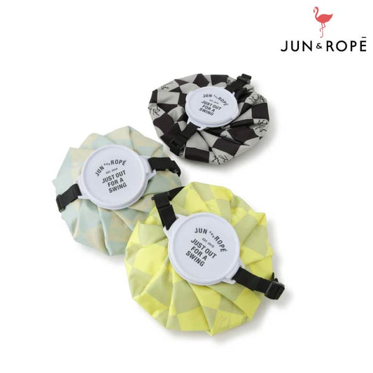 JUN&ROPE’ ジュンアンドロペ ゴルフ メンズ レディース チェッカープリント氷嚢 ERZ55150