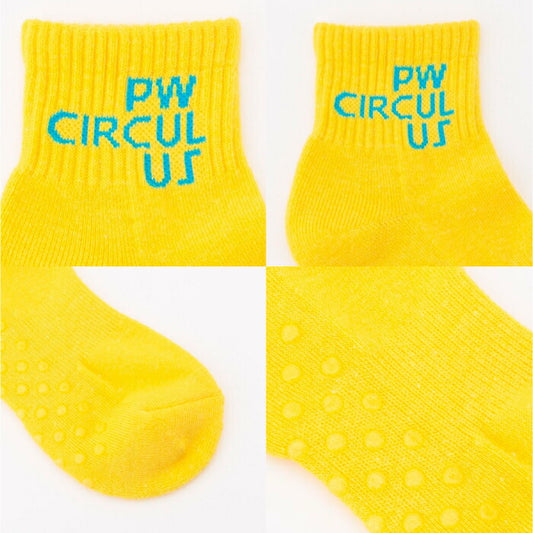 PW CIRCULUS ピーダブリュサーキュラス ゴルフウェア レディース ブランドロゴ ショートソックス 虫よけ加工 GN7WGM0314