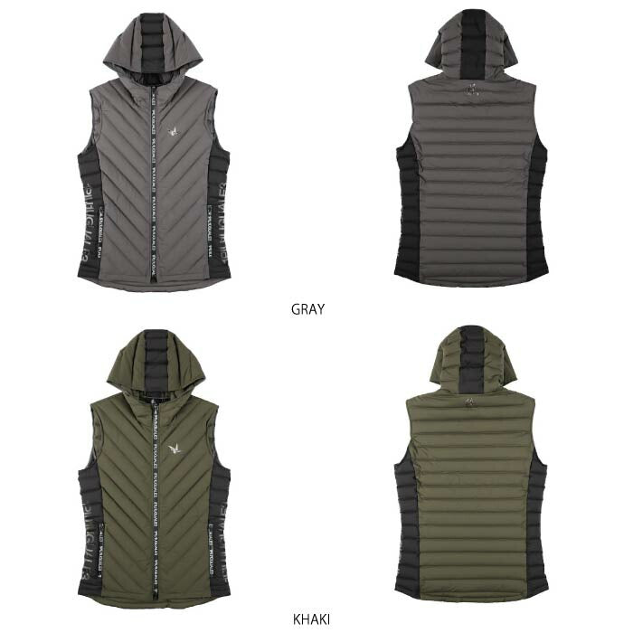 1PIU1UGUALE3 GOLF ウノピゥウノウグァーレトレゴルフ ゴルフウェア メンズ 113 GOLF DOWN VEST ダウンベスト GRB110-POE523