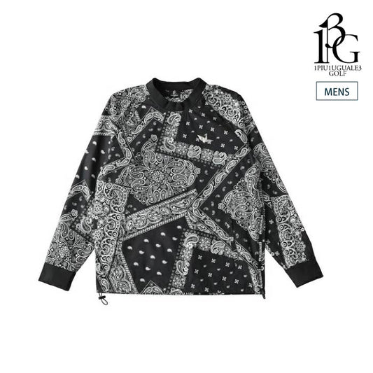 1PIU1UGUALE3 GOLF ウノピゥウノウグァーレトレゴルフ ゴルフウェア メンズ 113 GOLF PATTERN SNEED JACK 透湿 速乾 セットアップ対応 grb126-gpe002
