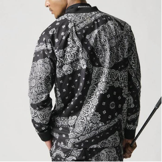 1PIU1UGUALE3 GOLF ウノピゥウノウグァーレトレゴルフ ゴルフウェア メンズ 113 GOLF PATTERN SNEED JACK 透湿 速乾 セットアップ対応 grb126-gpe002