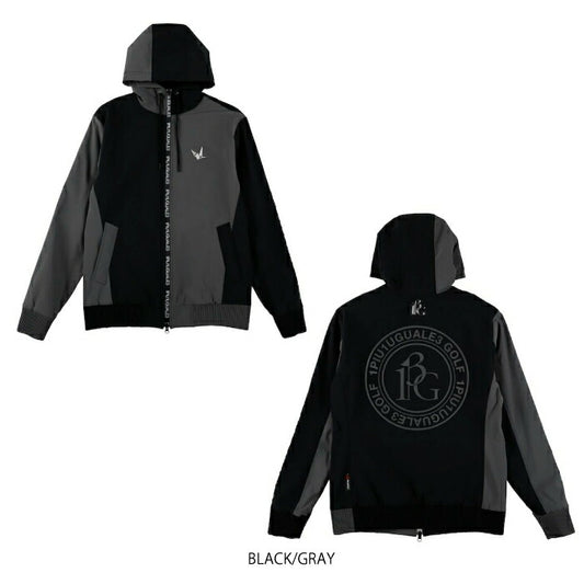 1PIU1UGUALE3 GOLF ウノピゥウノウグァーレトレゴルフ ゴルフウェア メンズ 113 GOLF CRAZY ZIP PARKER ジップパーカー セットアップ対応 GRB130-GPU012