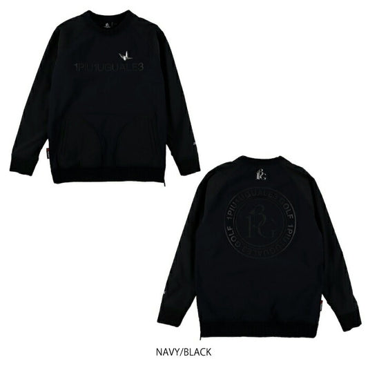 1PIU1UGUALE3 GOLF ウノピゥウノウグァーレトレゴルフ ゴルフウェア メンズ 113 GOLF CRAZY SNEED JACK スニードジャック プルオーバー ブルゾン セットアップ対応 GRB131-GPU012