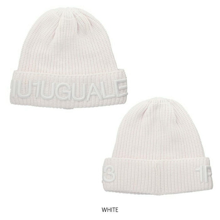 1PIU1UGUALE3 GOLF ウノピゥウノウグァーレトレゴルフ ゴルフウェア メンズ レディース 113 GOLF KNIT CAP ニット 帽子 GRG500-GCU004
