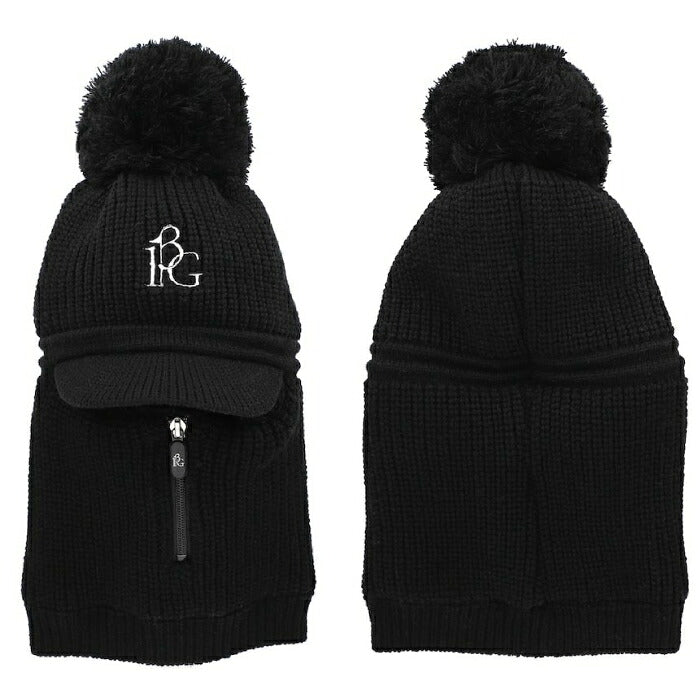 1PIU1UGUALE3 GOLF ウノピゥウノウグァーレトレゴルフ ゴルフウェア メンズ レディース 113 GOLF BALACLAVA バラクラバ つば付きニット 帽子 ネックウォーマー 防寒 GRG507-GAW002