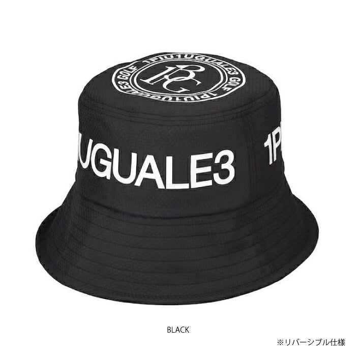1PIU1UGUALE3 GOLF ウノピゥウノウグァーレトレゴルフ ゴルフウェア メンズ レディース 113 GOLF HAT ハット 帽子 リバーシブル仕様 grg510-gnu018