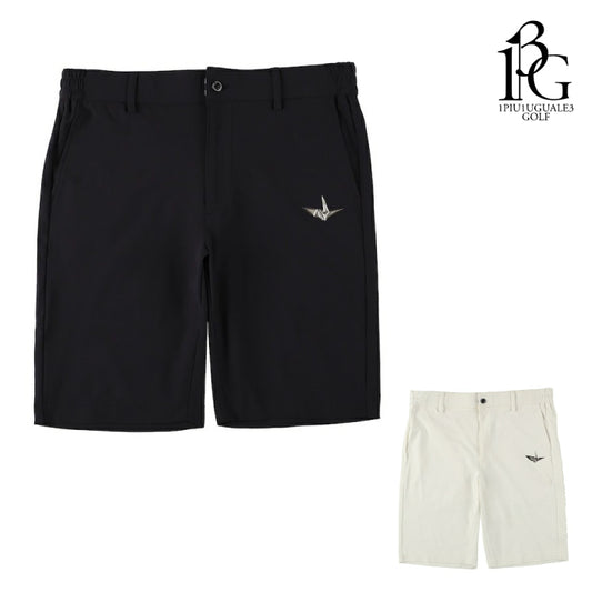 1PIU1UGUALE3 GOLF ウノピゥウノウグァーレトレゴルフ ゴルフウェア メンズ ショートパンツ 113 GOLF EMBOSS SHORTS GRP176-POE536