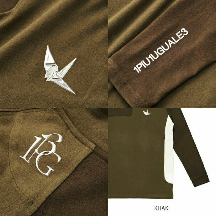 1PIU1UGUALE3 GOLF ウノピゥウノウグァーレトレゴルフ ゴルフウェア メンズ 113 GOLF COLOR SCHEME MOCK NECK モックネック 長袖シャツ プルオーバー GRT265-GPU015