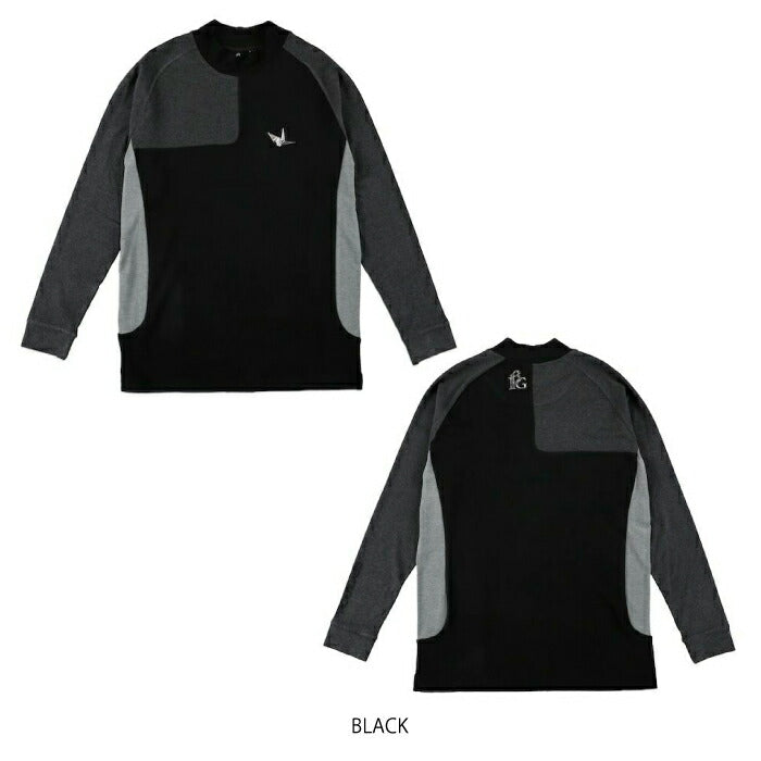 1PIU1UGUALE3 GOLF ウノピゥウノウグァーレトレゴルフ ゴルフウェア メンズ 113 GOLF COLOR SCHEME MOCK NECK モックネック 長袖シャツ プルオーバー GRT265-GPU015