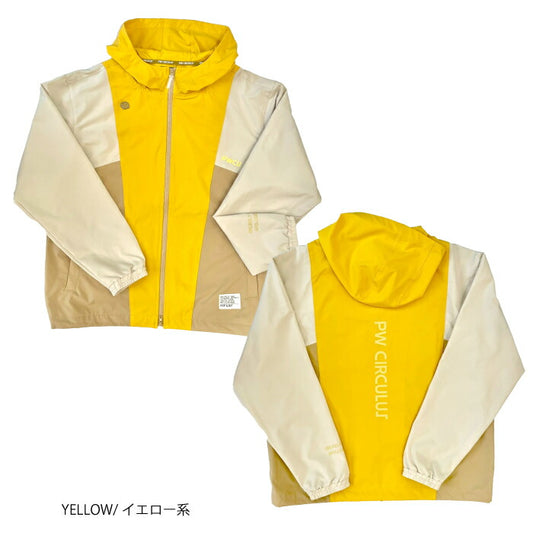 PW CIRCULUSピーダブリュサーキュラス ゴルフウェア レディース カラーブロッキング ブルゾン 撥水加工 ストレッチ 春アウター jrpqgm0304