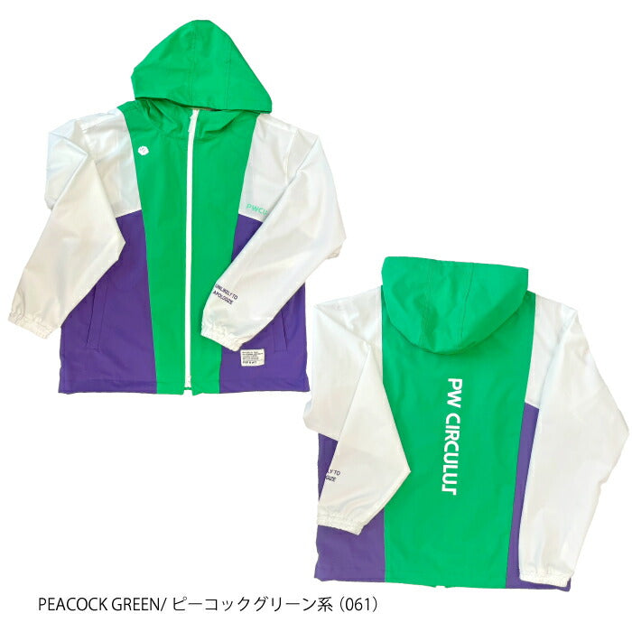PW CIRCULUSピーダブリュサーキュラス ゴルフウェア レディース カラーブロッキング ブルゾン 撥水加工 ストレッチ 春アウター jrpqgm0304