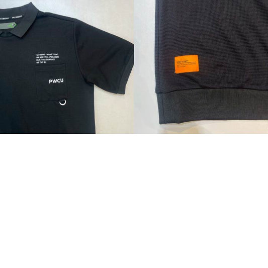 PW CIRCULUS ピーダブリュサーキュラス ゴルフウェア メンズ ワッフルポロ khpngm0435