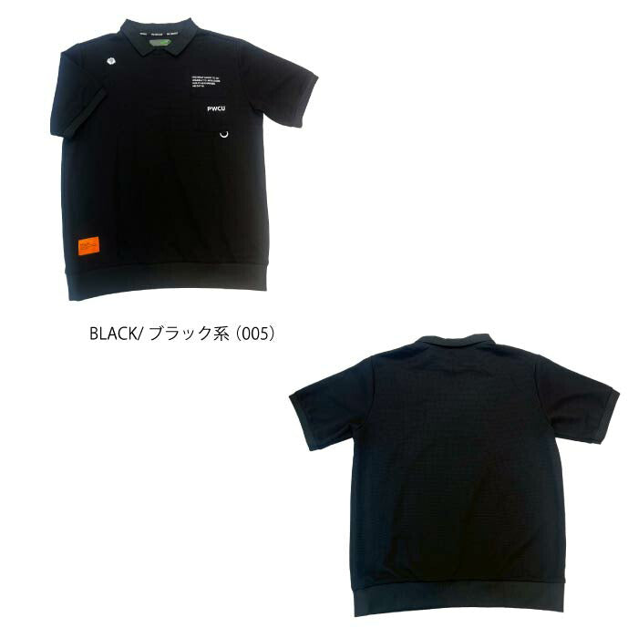 PW CIRCULUS ピーダブリュサーキュラス ゴルフウェア メンズ ワッフルポロ khpngm0435
