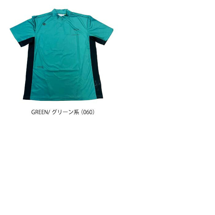 PW CIRCULUS ピーダブリュサーキュラス ゴルフウェア メンズ メッシュコンビモックネックT 吸水速乾 UV遮蔽率96.3% UVカット ストレッチ khpngm0505