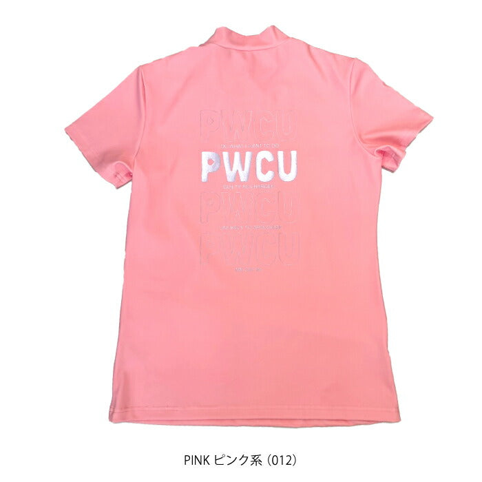 PW CIRCULUSピーダブリュサーキュラス ゴルフウェア レディース ポケットモックT UV遮蔽率99.5% UVカット 速乾 ストレッチ khpqgm0308