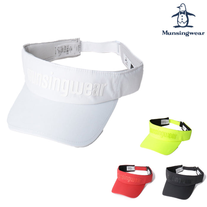 Munsingwear マンシングウェア メンズ ENVOY UNI-SEX ロゴデザインバイザー 吸汗速乾 MEBVJC50