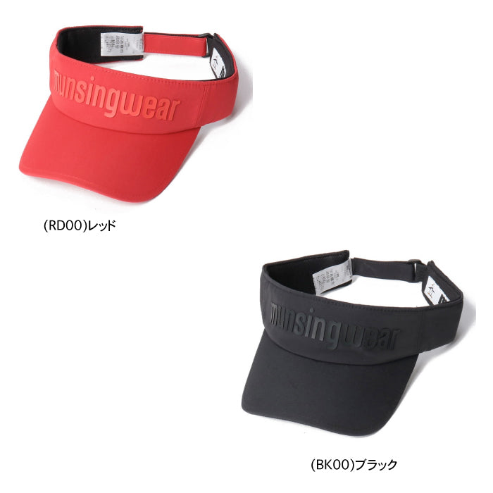 Munsingwear マンシングウェア メンズ ENVOY UNI-SEX ロゴデザインバイザー 吸汗速乾 MEBVJC50