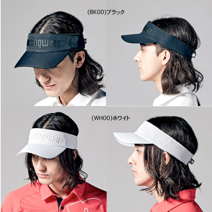 Munsingwear マンシングウェア メンズ ENVOY UNI-SEX ロゴデザインバイザー 吸汗速乾 MEBVJC50