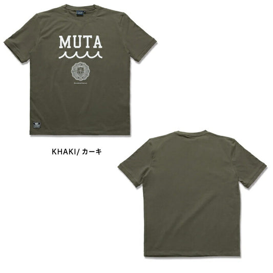 muta MARINE GOLF ムータマリンゴルフ ゴルフウェア メンズ レディース カレッジロゴ ストレッチTシャツ スリムフィット mfkw-434765