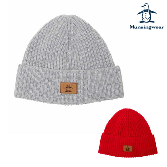 Munsingwear マンシングウェア ゴルフウェア メンズ レディース ウール混ニットワッチ 防寒アイテム 保温 MG5FCP41U