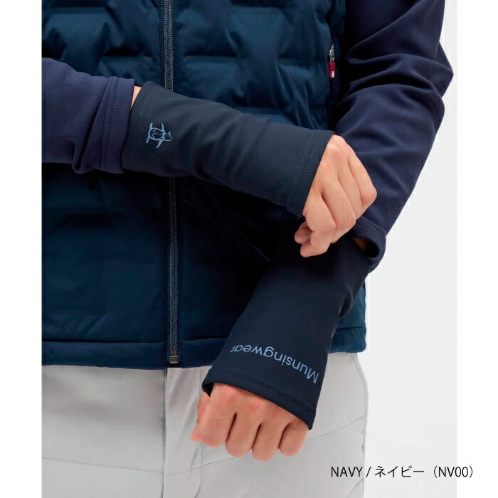 Munsingwear マンシングウェア ゴルフウェア メンズ レディース 防風裏起毛ハンドウォーマー 防寒アイテム 保温 MG5FGV50M