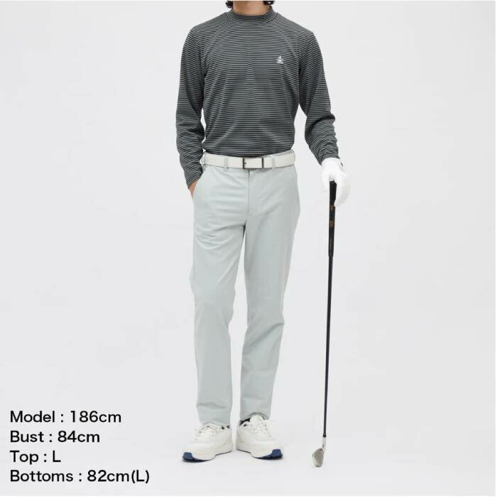 Munsingwear マンシングウェア ゴルフウェア メンズ HEAT NAVI はっ水ストレッチパンツ 蓄熱保温性 ゴムウエスト MG5FLP22M