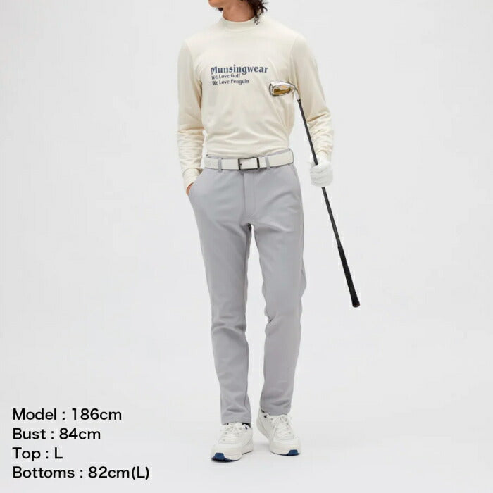 Munsingwear マンシングウェア ゴルフウェア メンズ 防風ストレッチボンディングパンツ はっ水 防風 保温 mg5flp50m
