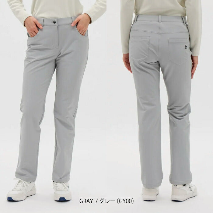 Munsingwear マンシングウェア ゴルフウェア レディース 防風ストレッチパンツ 防風 保温性 ストレッチ MG5FLP82L