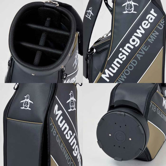 Munsingwear マンシングウェア ゴルフ メンズ レディース キャディバッグ トリコロール MG5SCB05M