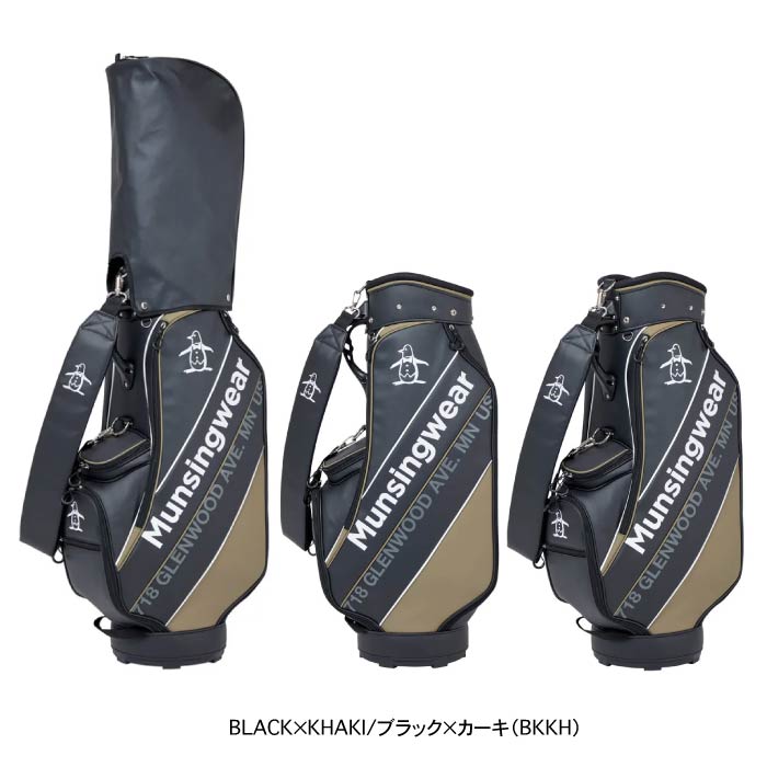 Munsingwear マンシングウェア ゴルフ メンズ レディース キャディバッグ トリコロール MG5SCB05M